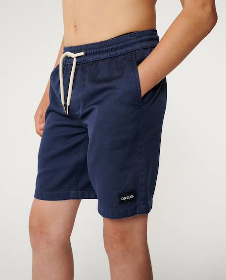 Short volley epic 2.0 garçon Khaki+Navy 8 - vertbaudet enfant 