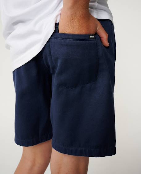 Short volley epic 2.0 garçon Khaki+Navy 11 - vertbaudet enfant 