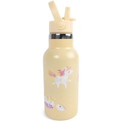 Puériculture-Gourde en acier inoxydable la plage des licornes (350 ml)