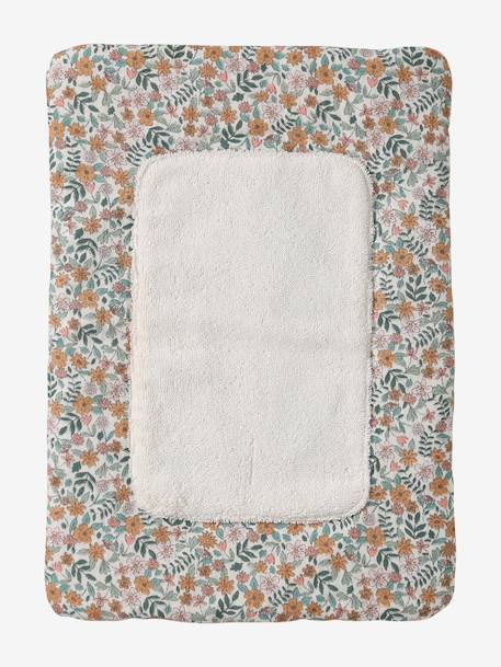 Matelas à langer pour poupon en gaze de coton Petites Fleurs+Rétro Flower 3 - vertbaudet enfant 