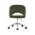 Chaise de bureau enfant à roulettes ajustable tissu chenille - jim kid Beige+Kaki 7 - vertbaudet enfant 