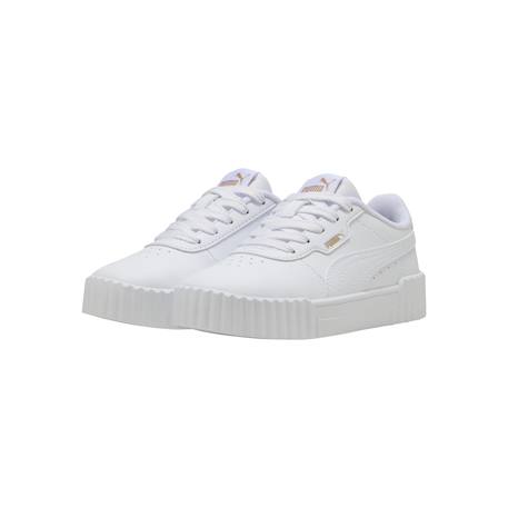 Baskets basses  à lacets Blanc or 3 - vertbaudet enfant 