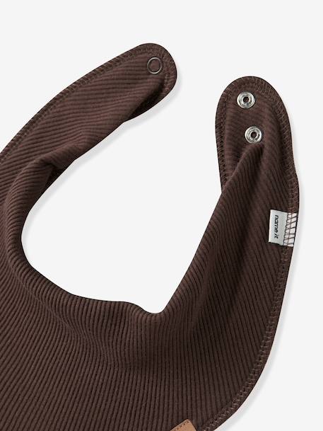 Lot de 3 bavoirs pour bébé garçon NBMYASIM NAME IT, forme triangulaire avoine 2 - vertbaudet enfant 