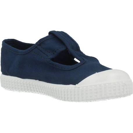 Basket garçon modèle 136625 Beige beige+Blanc blanco+Bleu marino+Vert jade 17 - vertbaudet enfant 