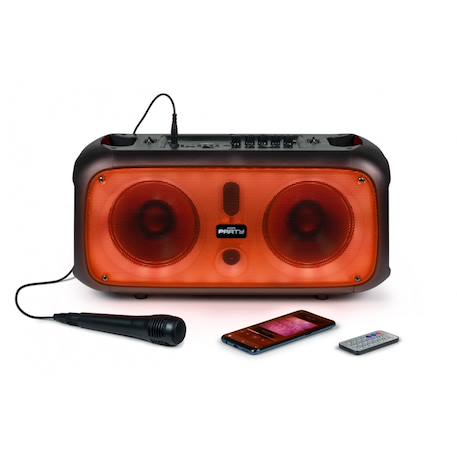 Enceinte ado lumineuse à bandoulière et micro Noir 5 - vertbaudet enfant 