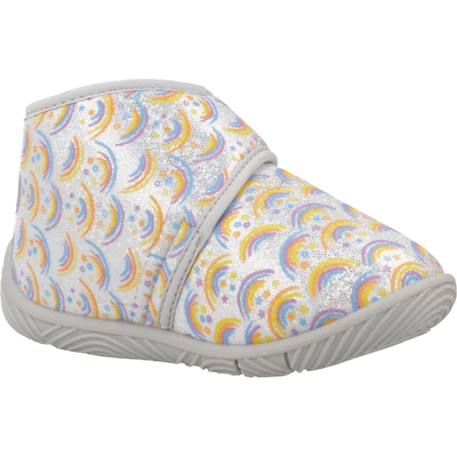 Chaussons garçon modèle ankle boot tulip Gris 020+Rose 150 5 - vertbaudet enfant 