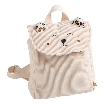 Bébé-Sac à dos maternelle en velours côtelé avec oreilles