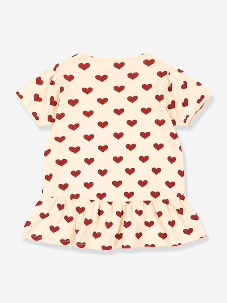 T-shirt bas volant rouge 2 - vertbaudet enfant 