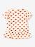 T-shirt bas volant rouge 2 - vertbaudet enfant 