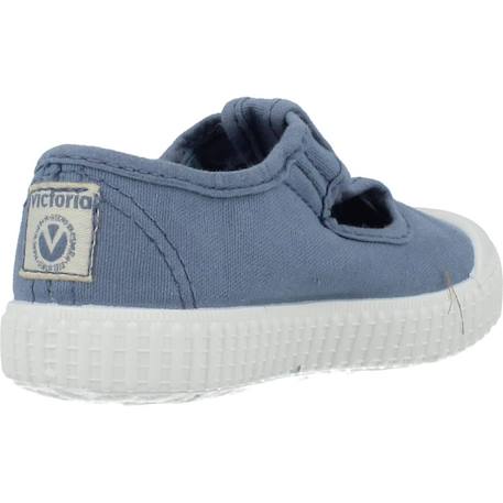 Baskets bébé garçon en textile Bleu azul+Bleu marino 3 - vertbaudet enfant 