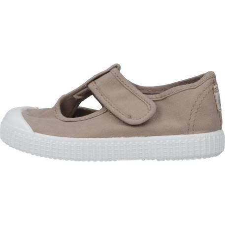 Basket garçon modèle 136625 Beige beige+Blanc blanco+Bleu marino+Vert jade 2 - vertbaudet enfant 