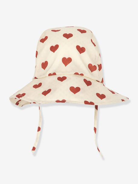 Chapeau de soleil Cianna rouge 1 - vertbaudet enfant 