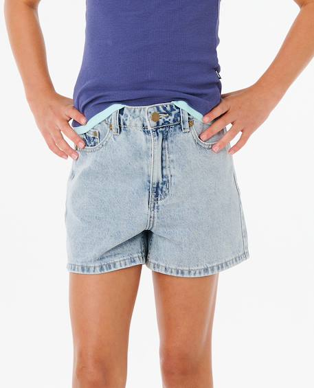 Short en jean tabby enfant Vintage blue 1 - vertbaudet enfant 