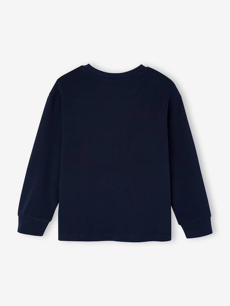 T-shirt manches longues garçon marine+noisette 4 - vertbaudet enfant 