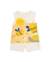 Barboteuse en tricot pour nouveau-né avec imprimé enfantin Beige 1 - vertbaudet enfant 