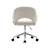 Chaise de bureau enfant à roulettes ajustable tissu chenille - jim kid Beige+Kaki 3 - vertbaudet enfant 