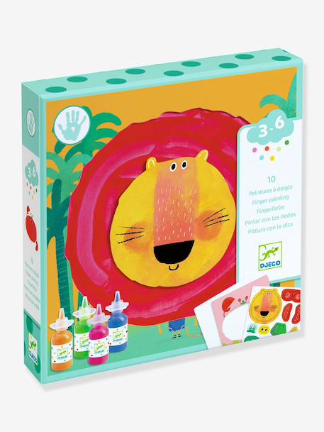 Peinture à doigt animaux foufous orange 1 - vertbaudet enfant 