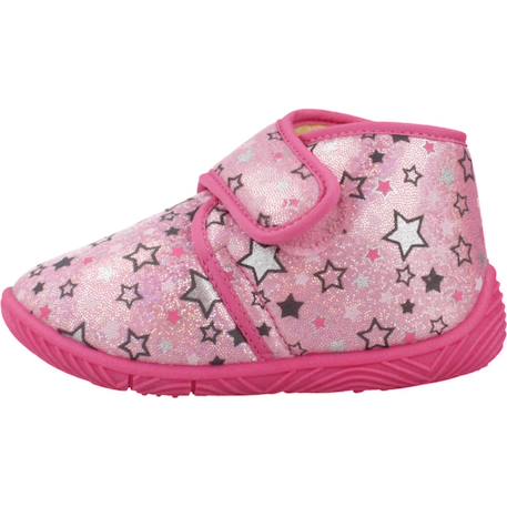 Chaussons garçon modèle ankle boot tulip Gris 020+Rose 150 8 - vertbaudet enfant 