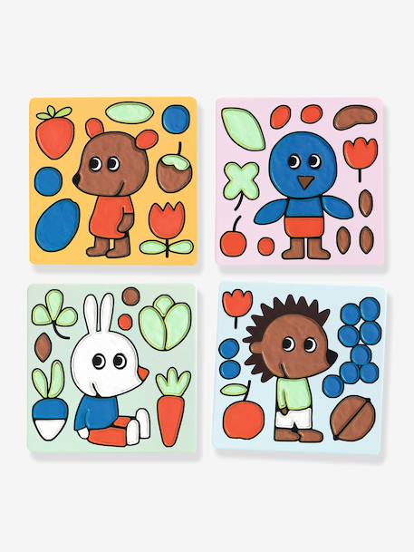 Tableau pâte à modeler Coquin du jardin bleu clair 2 - vertbaudet enfant 