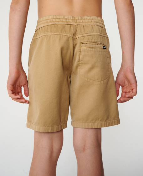 Short volley epic 2.0 garçon Khaki+Navy 3 - vertbaudet enfant 