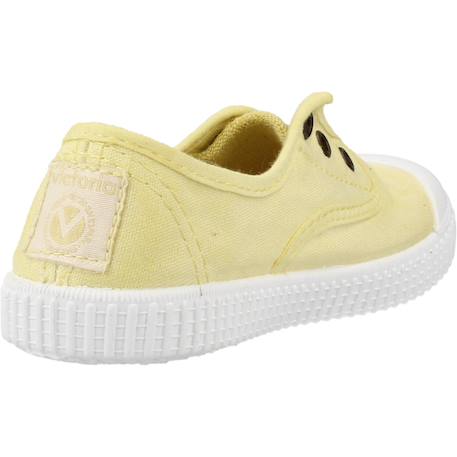 Baskets garçon en textile Jaune banana+Orange coralina 3 - vertbaudet enfant 