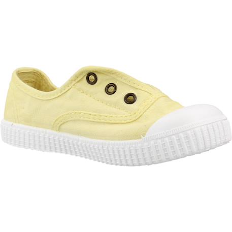 Baskets garçon en textile Jaune banana+Orange coralina 5 - vertbaudet enfant 