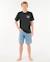 Short en jean hyped up 20' enfant Washed black+Washed blue 7 - vertbaudet enfant 