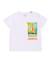 T-shirt garçon en maille avec graphisme palmier Blanc 1 - vertbaudet enfant 