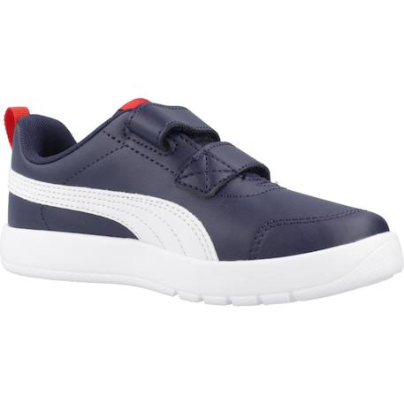 Baskets basses  à scratch Puma marine puma blanc rouge 5 - vertbaudet enfant 
