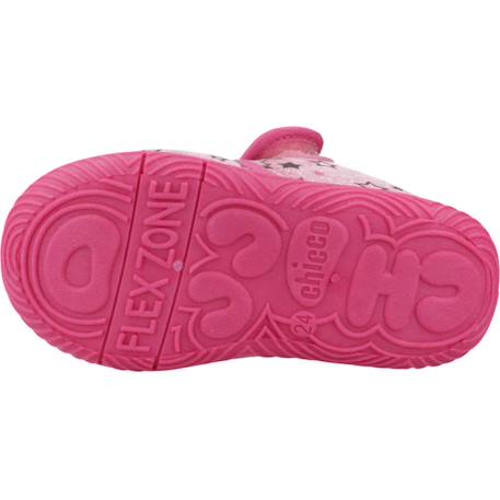 Chaussons garçon modèle ankle boot tulip Gris 020+Rose 150 12 - vertbaudet enfant 