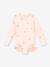 Maillot de bain manches longues rose 1 - vertbaudet enfant 