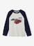 T-shirt manches longues garçon marine+ocre+vert 1 - vertbaudet enfant 