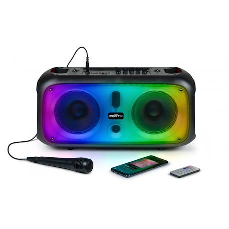 Enceinte ado lumineuse à bandoulière et micro Noir 2 - vertbaudet enfant 