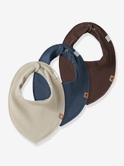 Puériculture-Repas-Bavoir-Lot de 3 bavoirs pour bébé garçon NBMYASIM NAME IT, forme triangulaire