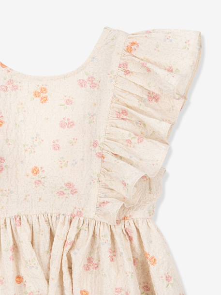 Robe à volants ELIN beige 5 - vertbaudet enfant 