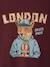 T-shirt manches longues garçon blanc chiné+bordeaux+gris ardoise 6 - vertbaudet enfant 