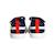 Baskets basses  à scratch Puma marine puma blanc rouge 3 - vertbaudet enfant 