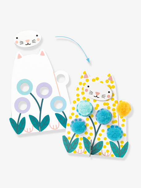 Coffret d’activités points et pompons vert 4 - vertbaudet enfant 