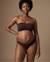 Tanga taille basse de maternité skin Chocolat+Latte+Rose 1 - vertbaudet enfant 