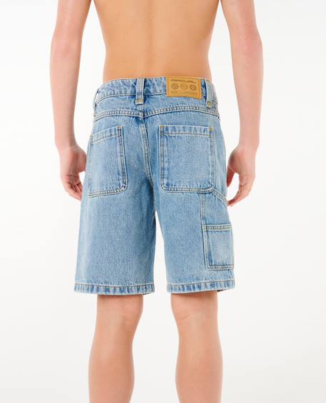 Short en jean hyped up 20' enfant Washed black+Washed blue 11 - vertbaudet enfant 