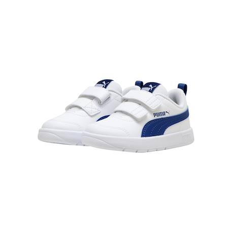 Baskets basses  à scratch Blanc clyde royal 3 - vertbaudet enfant 