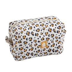 Puériculture-Trousse de toilette en gaze de coton imprimé léopard - leopard