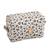 Trousse de toilette en gaze de coton imprimé léopard - leopard Ecru/noir+Ecru/rose 1 - vertbaudet enfant 