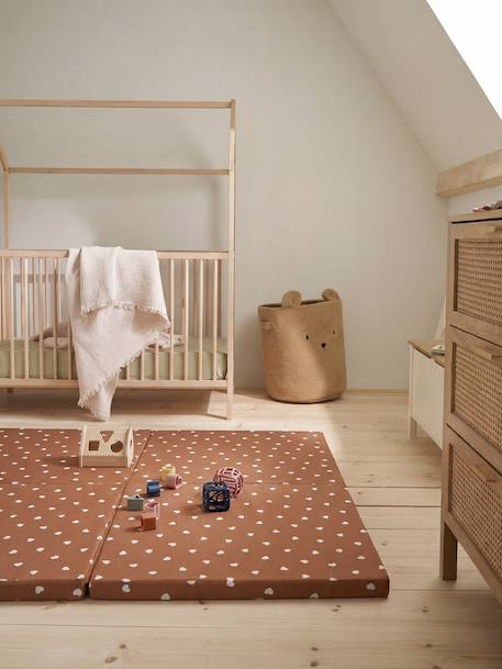 Tapis de motricité pliable et déhoussable babylon+Cœur fondant+pétales 13 - vertbaudet enfant 