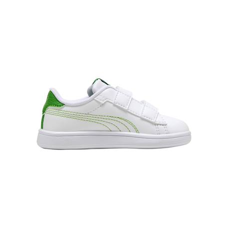 Baskets basses à scratch Blanc vert fruit 1 - vertbaudet enfant 