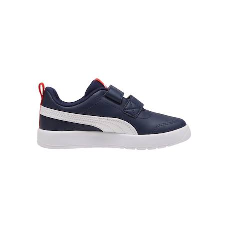 Baskets basses  à scratch Puma marine puma blanc rouge 1 - vertbaudet enfant 