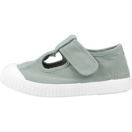 Basket garçon modèle 136625 Beige beige+Blanc blanco+Bleu marino+Vert jade 20 - vertbaudet enfant 