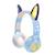 Casque lumineux pliable bluetooth et filaire bluey avec limitation du volume MULTICOLORE 1 - vertbaudet enfant 