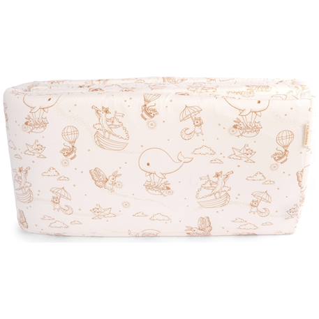 Tour de lit dreamy adventurers Blanc, ocre 1 - vertbaudet enfant 