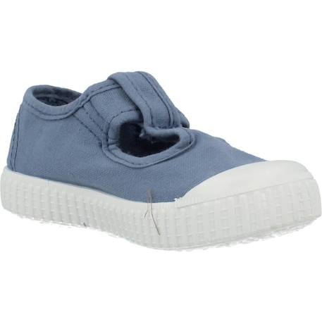 Basket garçon modèle 136625 Bleu azul+Bleu marino+Vert jade 5 - vertbaudet enfant 